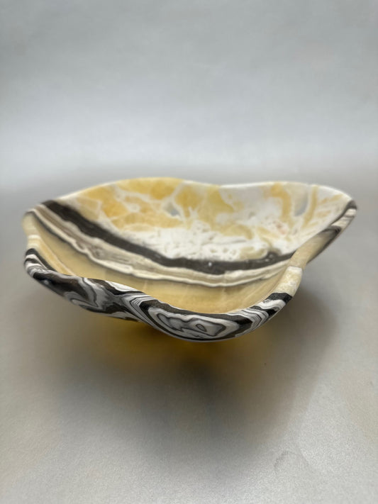 Free-Form Zebra Bowl