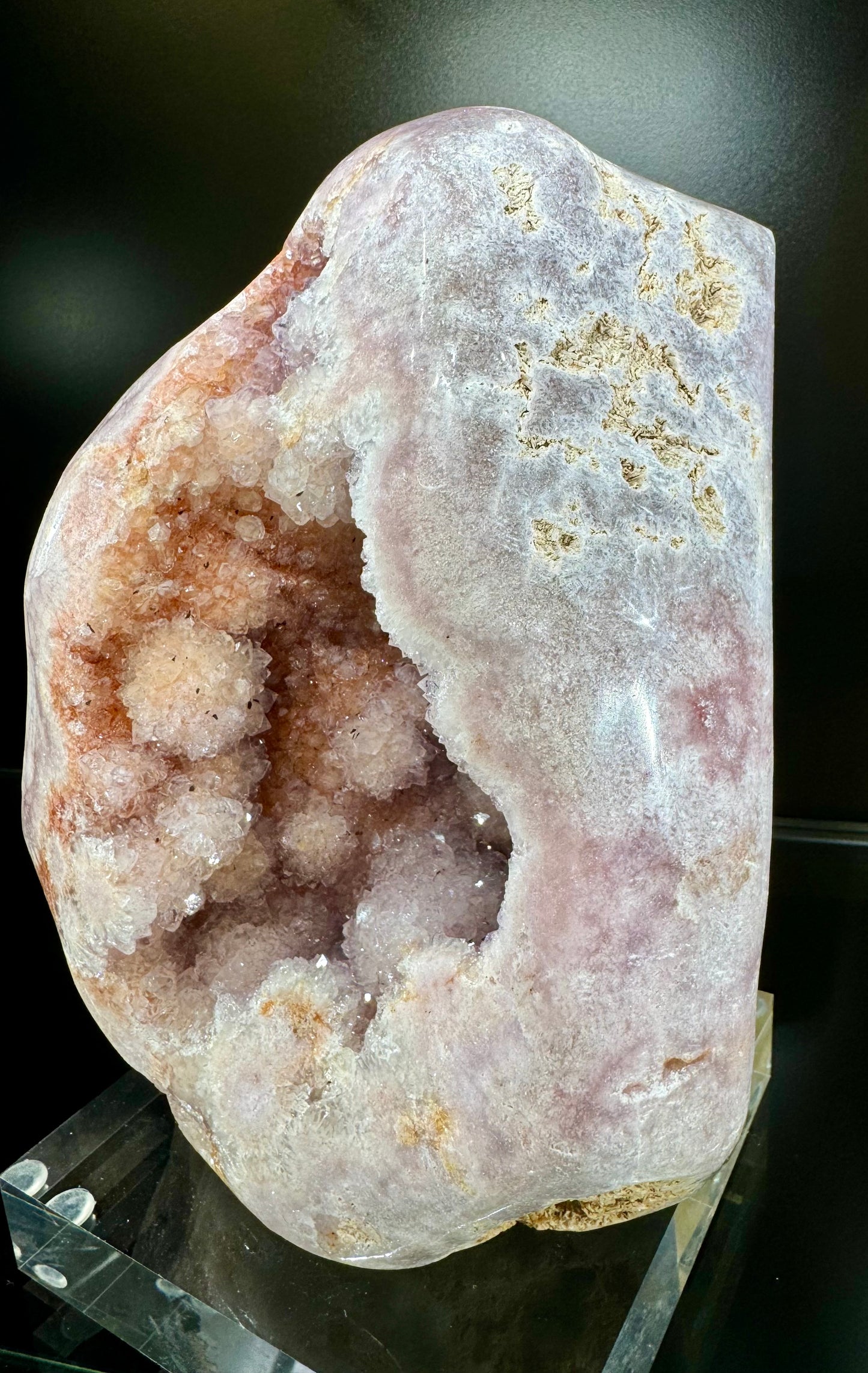 Freeform Brazilian Pink Amethyst