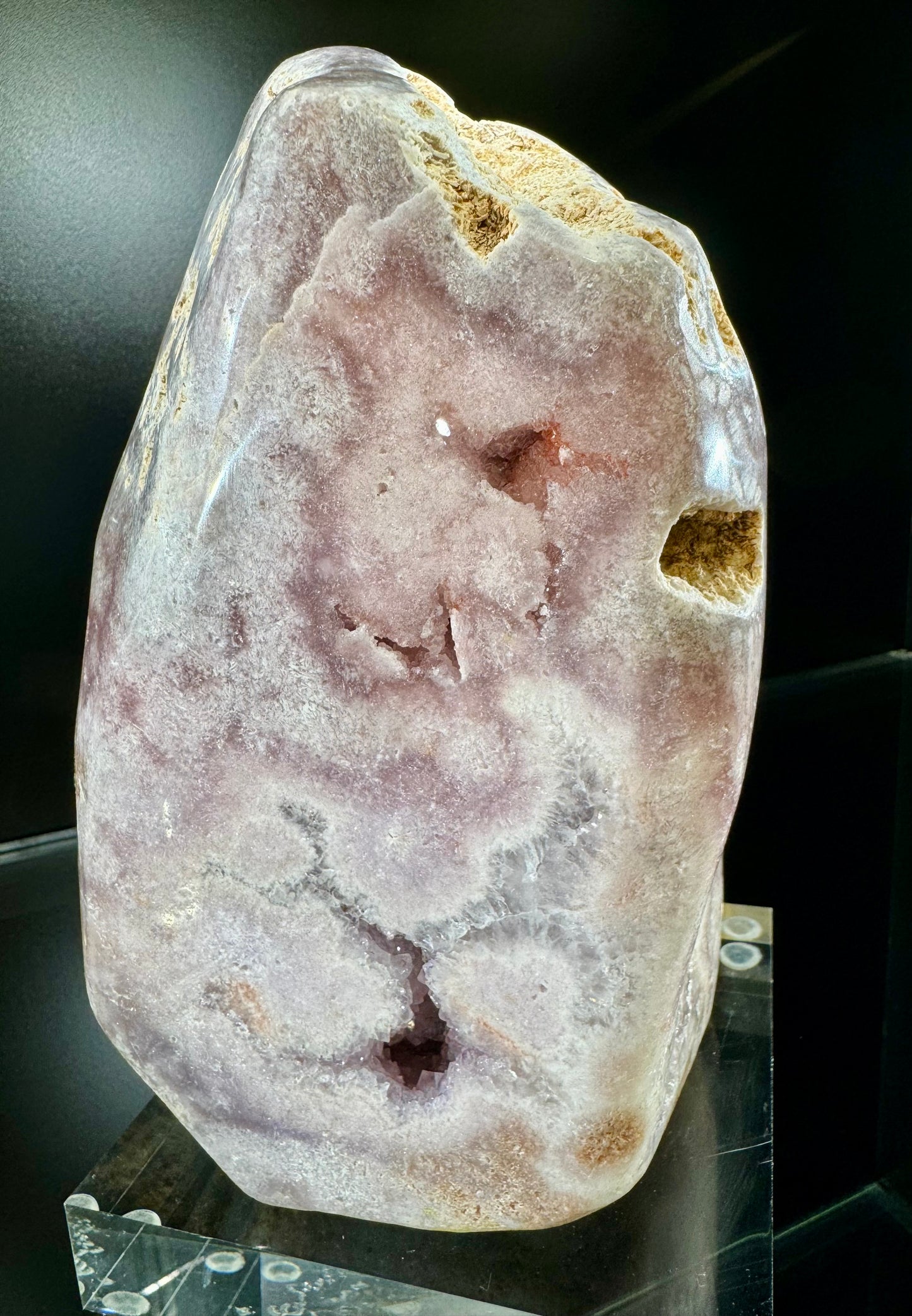 Freeform Brazilian Pink Amethyst