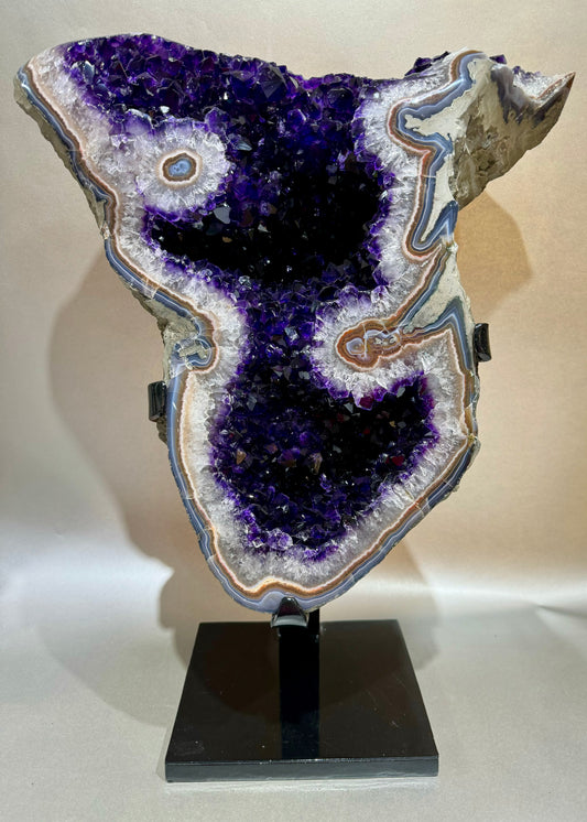 XL Amethyst Cluster on Stand