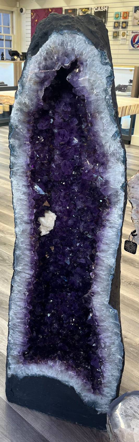 Amethyst Open-Faced Free Form Geode
