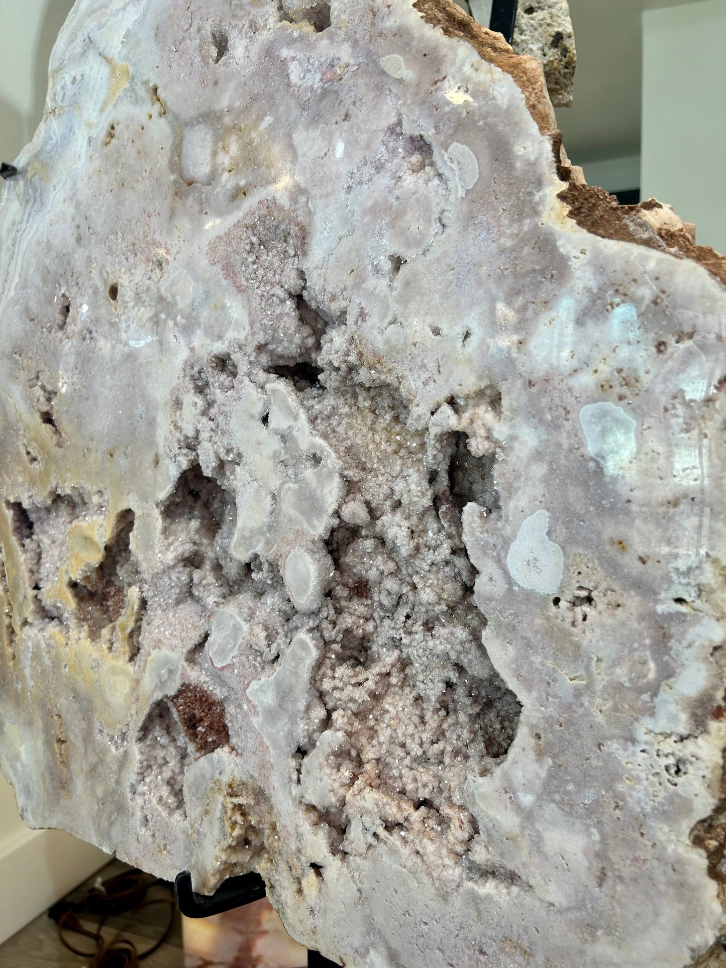 Large Pink Amethyst Boulder Slab