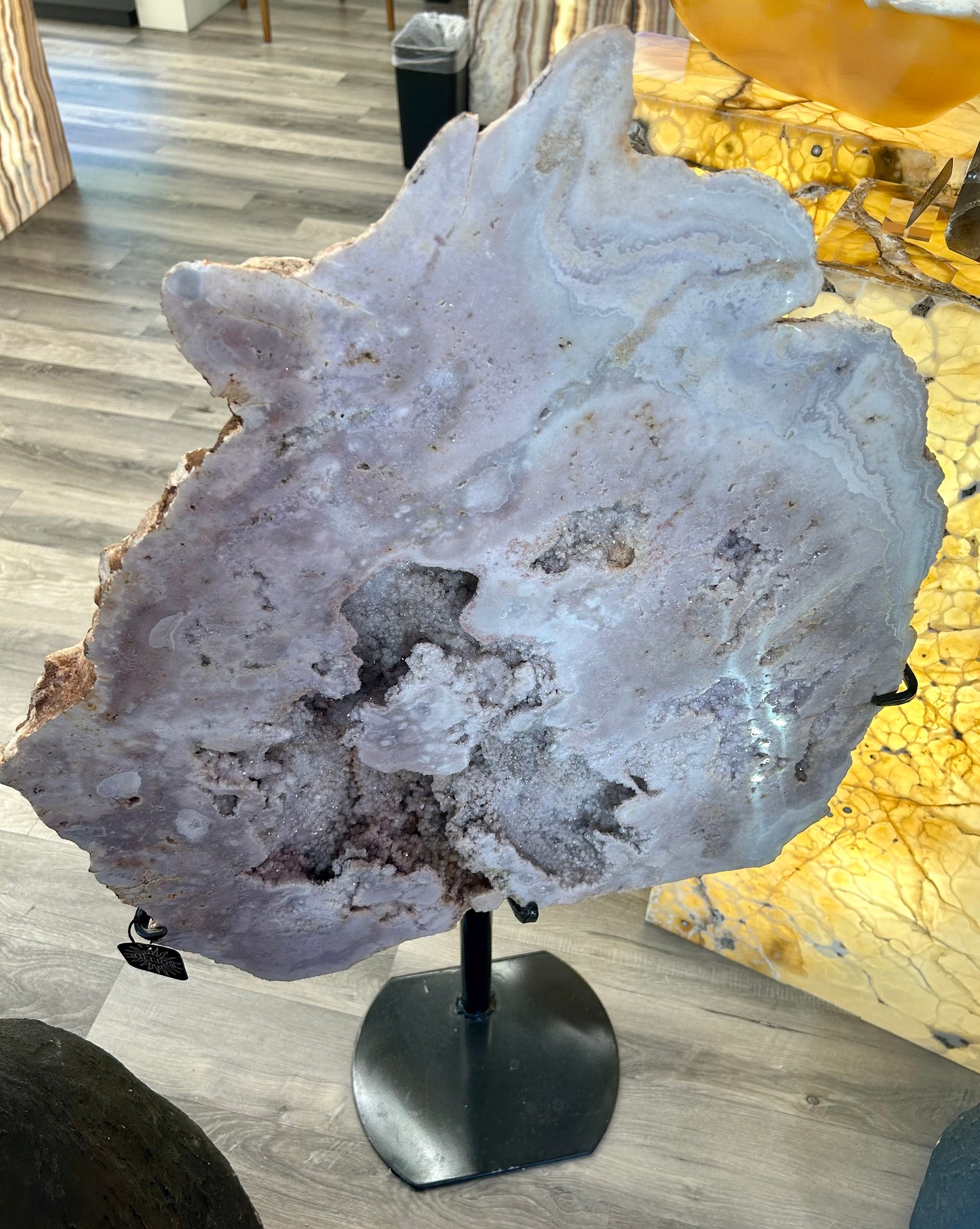 Large Pink Amethyst Boulder Slab