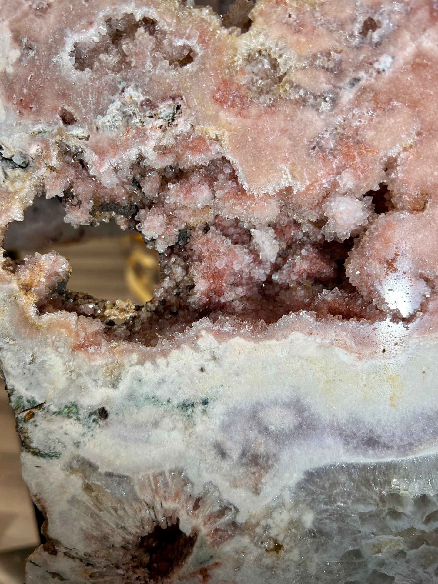 Free Form Pink Amethyst Slab