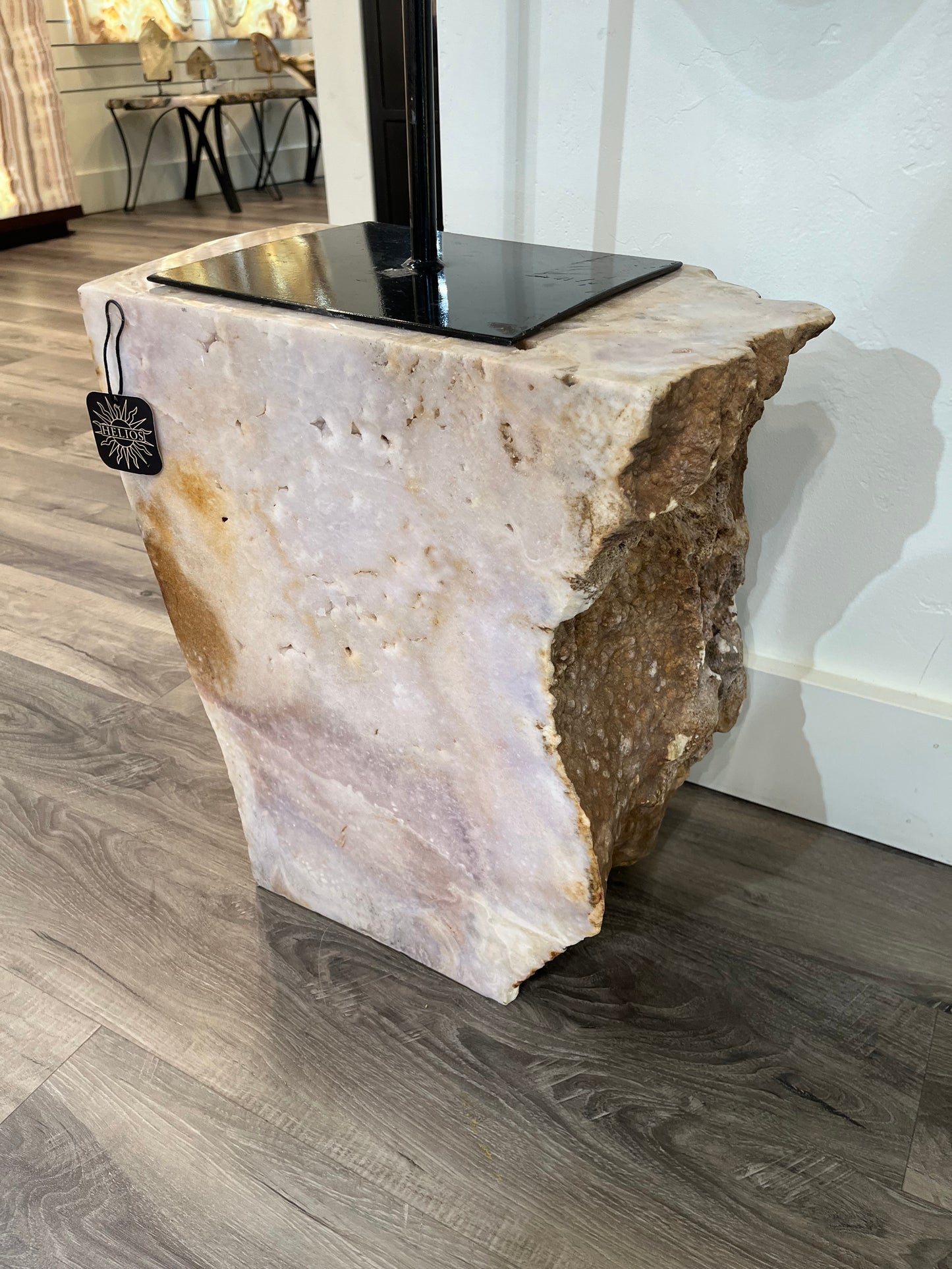 Rose Amethyst Side Table