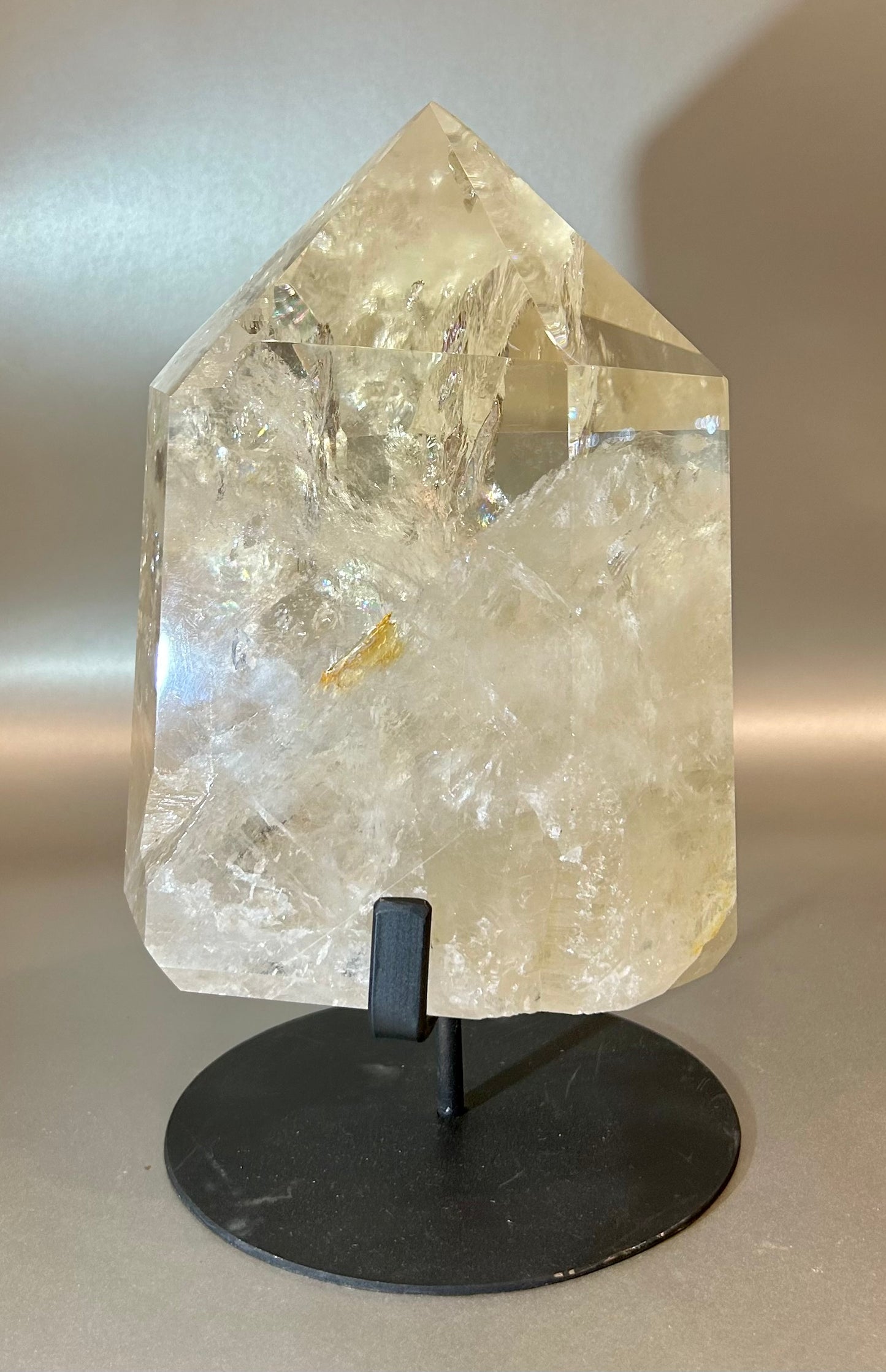 Large Champagne Citrine Point