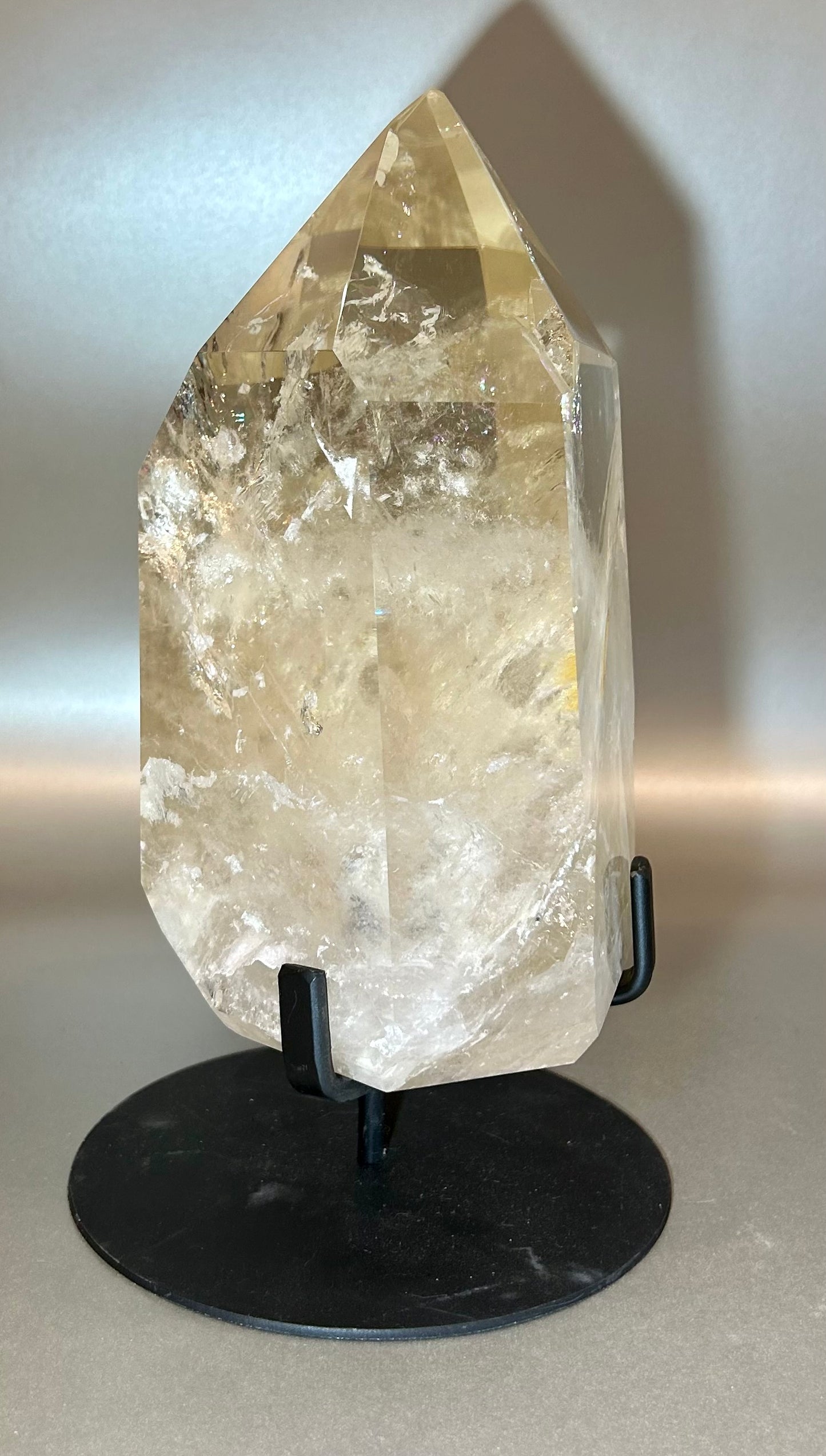 Large Champagne Citrine Point