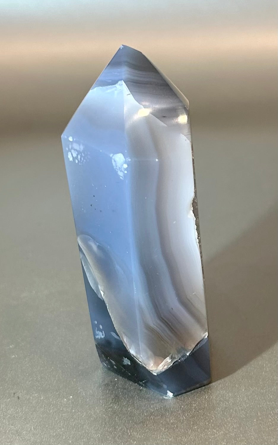 Polished Agate Geode Point