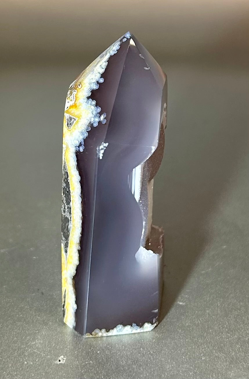 Polished Agate Geode Point