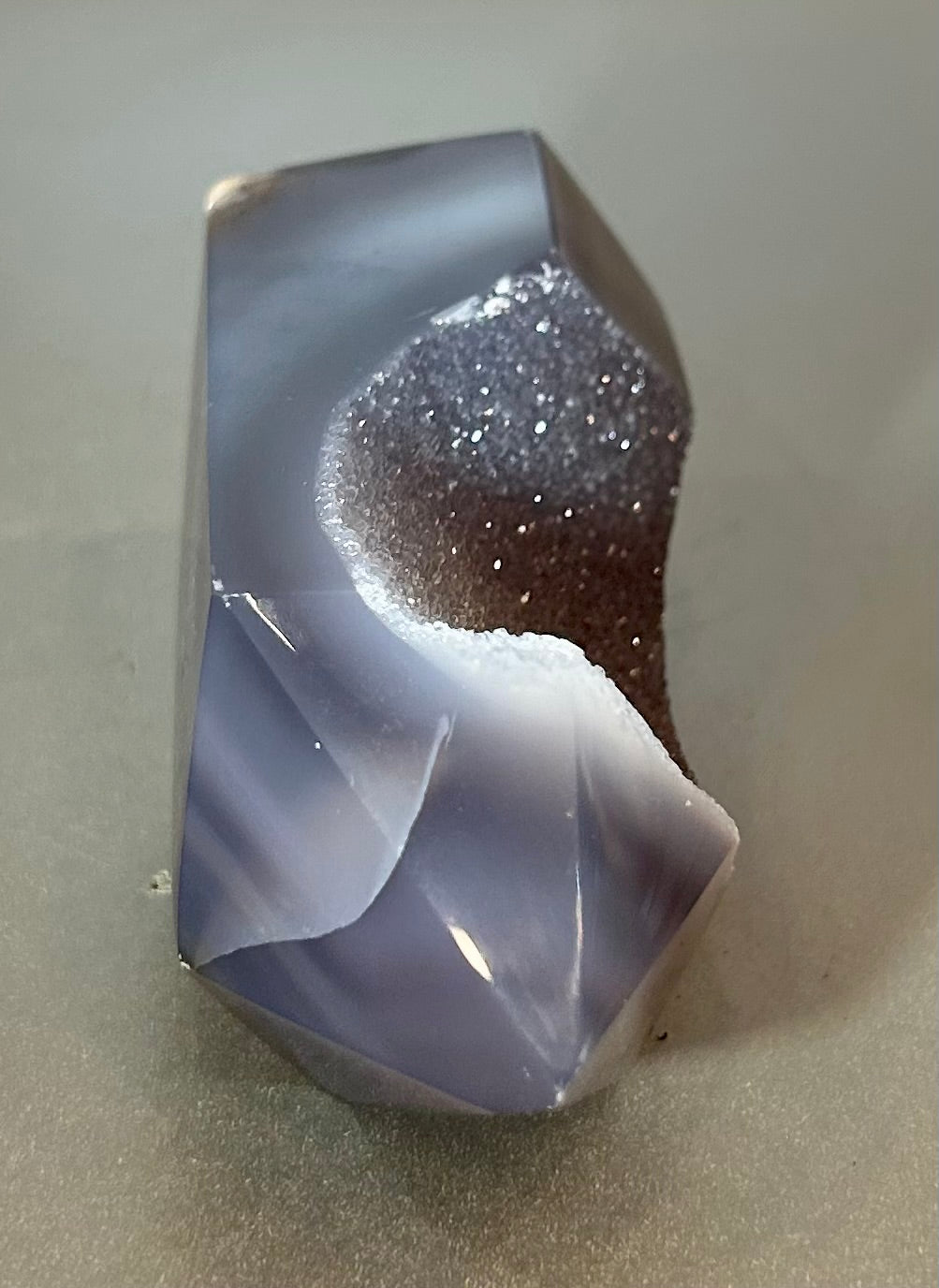 Polished Agate Geode Point