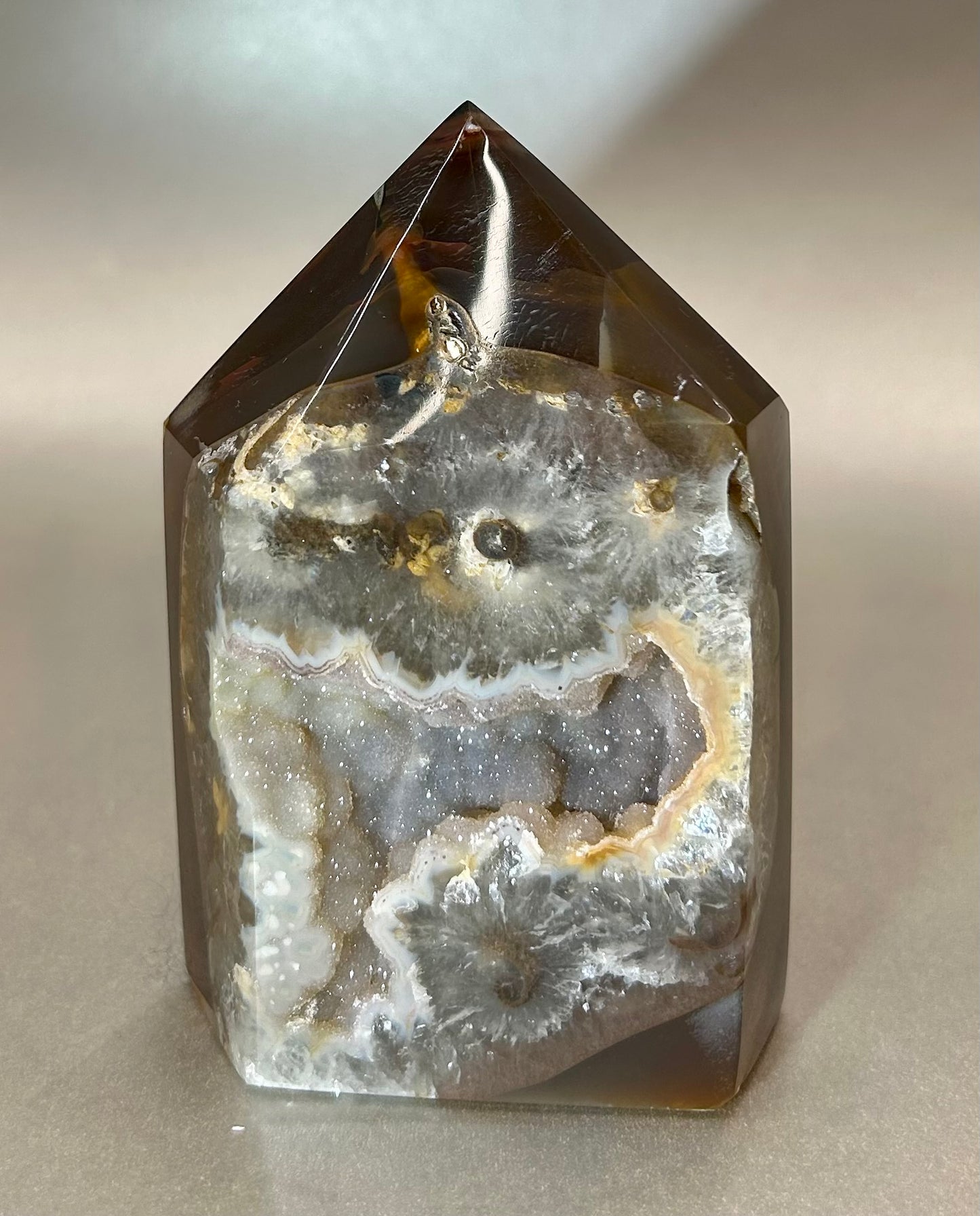 Polished Agate Tower