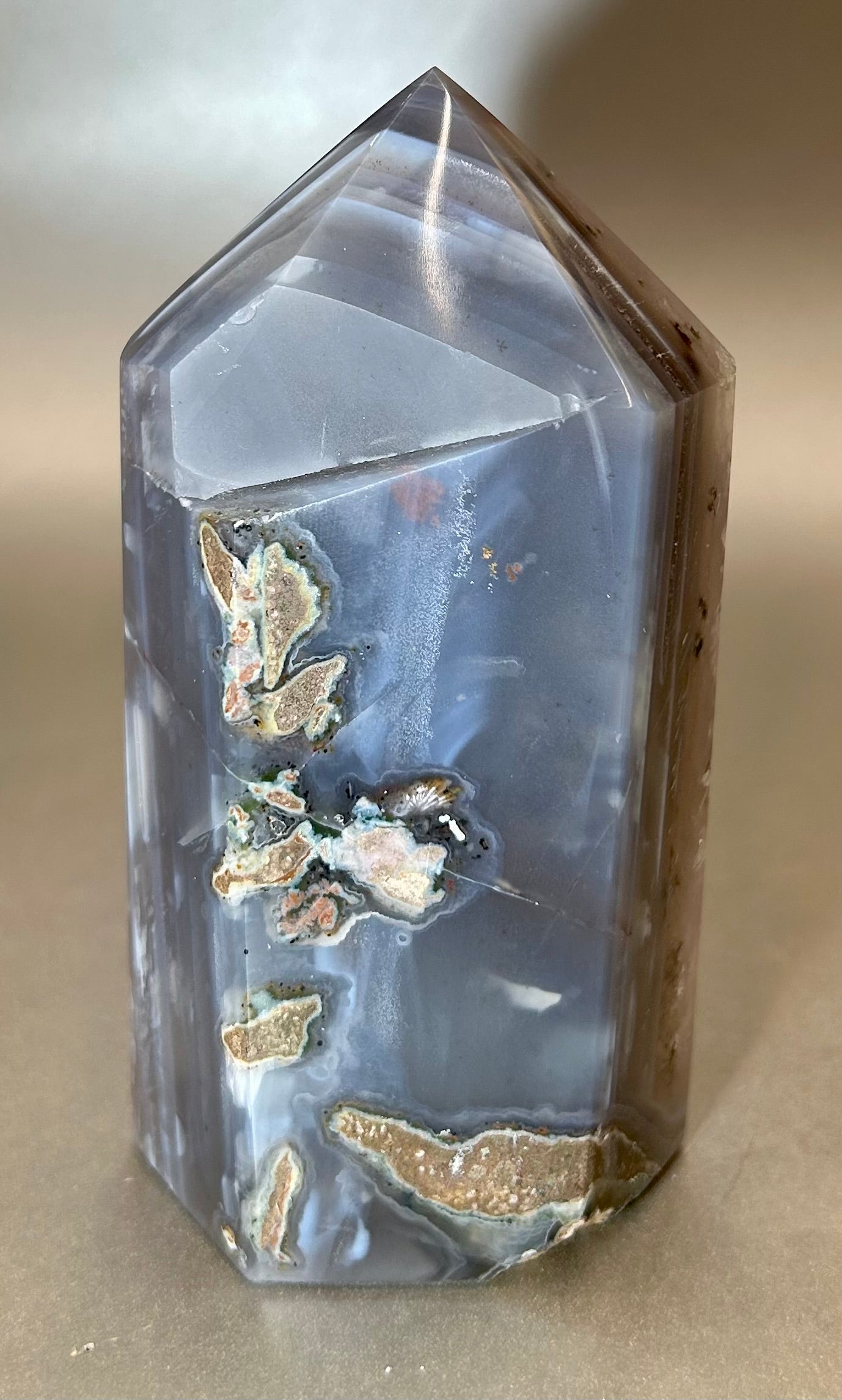 Polished Agate Tower