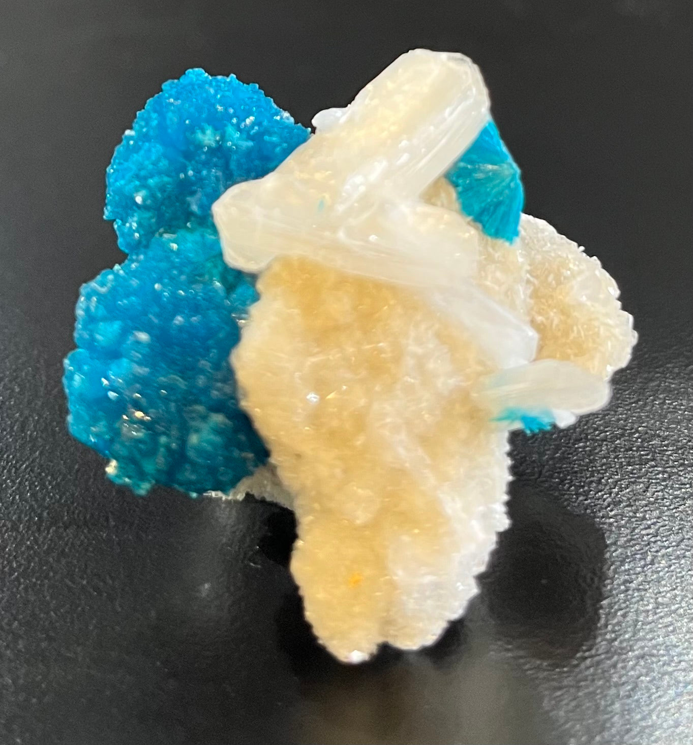 Cavansite on Stilbite Mineral Specimen