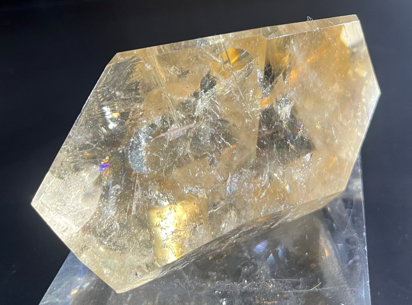 Polished Free Form Citrine Mineral Specimen