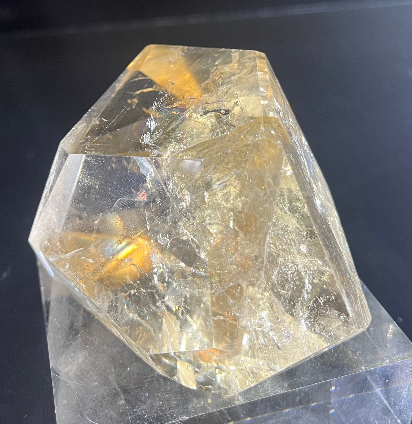 Polished Free Form Citrine Mineral Specimen