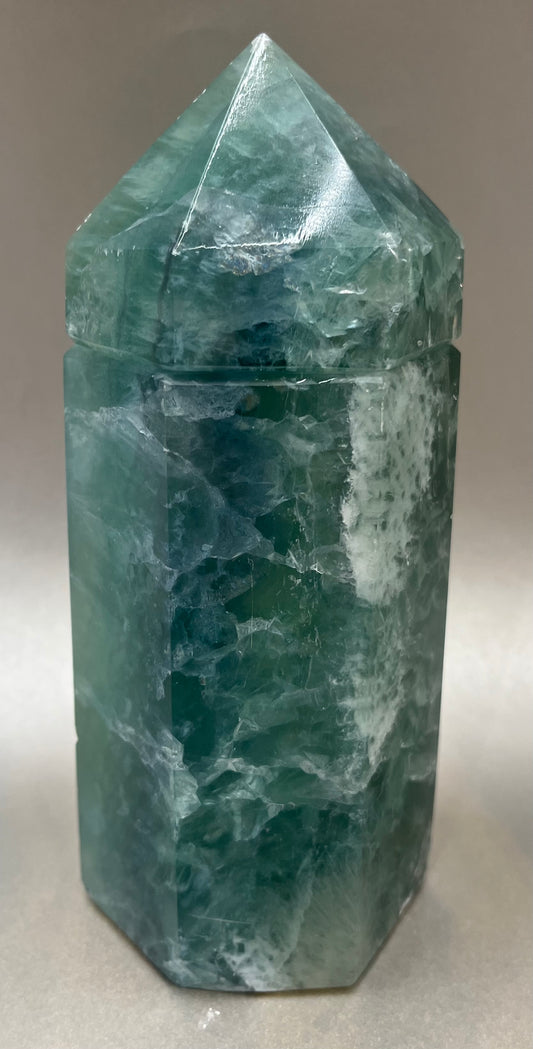 Fluorite Obelisk Container