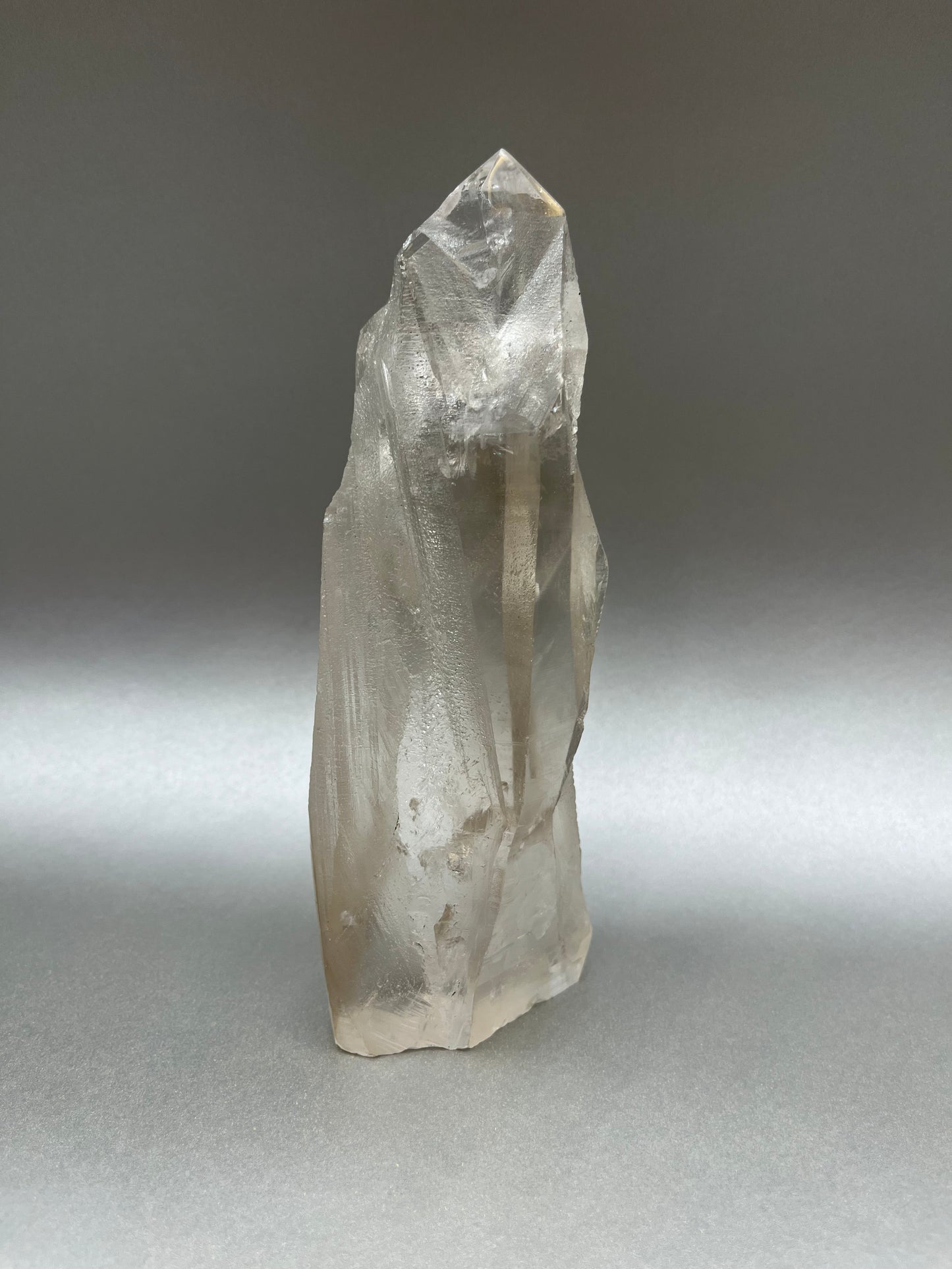 Clear Ice Quartz Obelisk