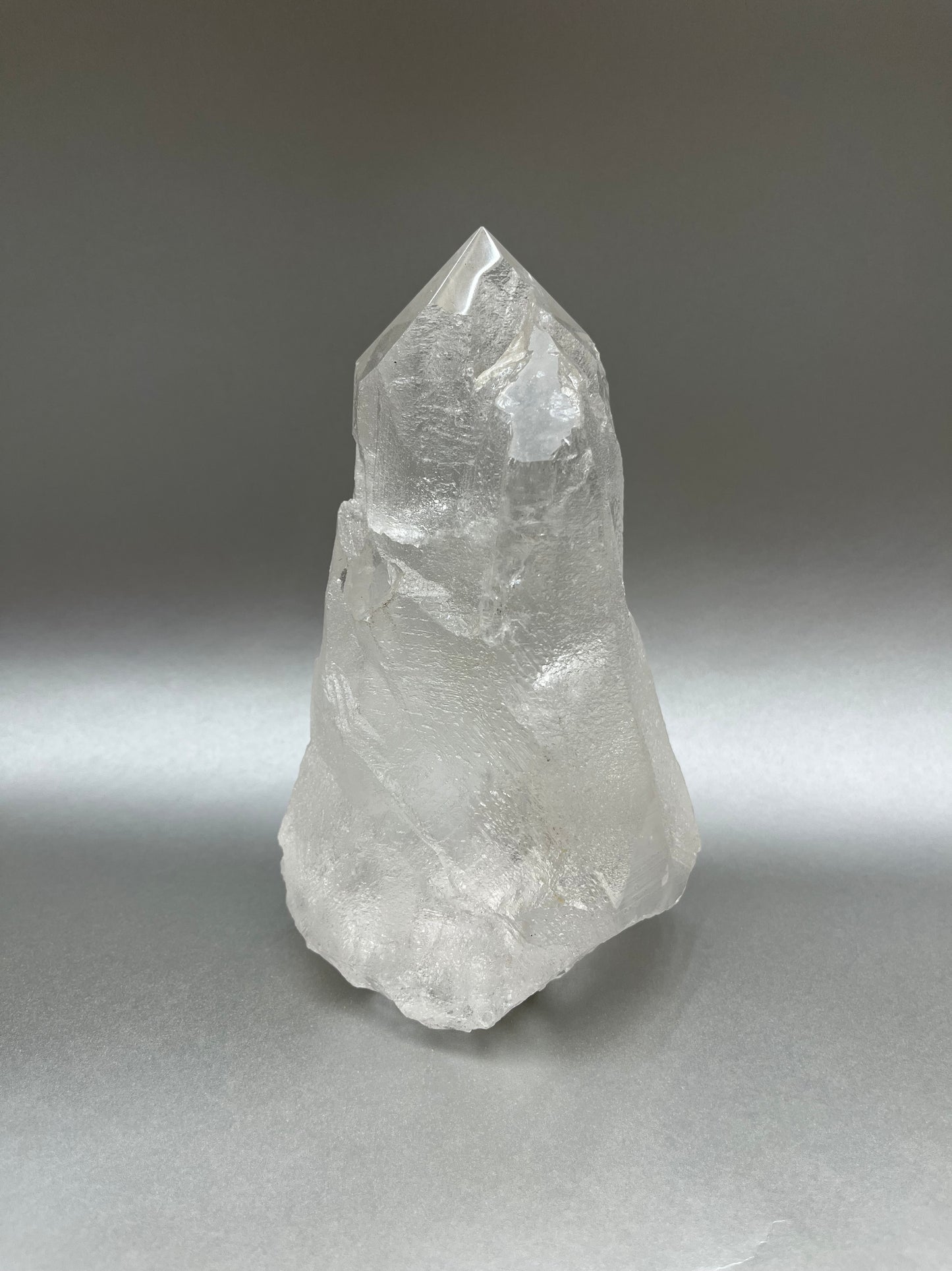 Clear Ice Quartz Obelisk