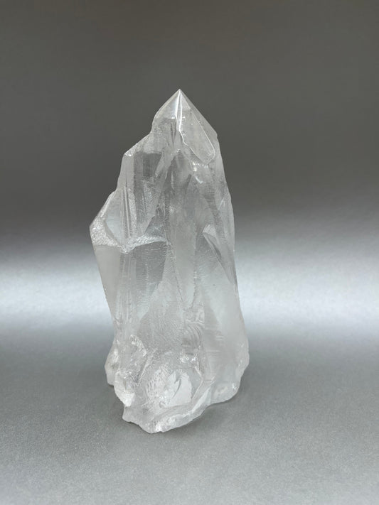 Clear Ice Quartz Obelisk