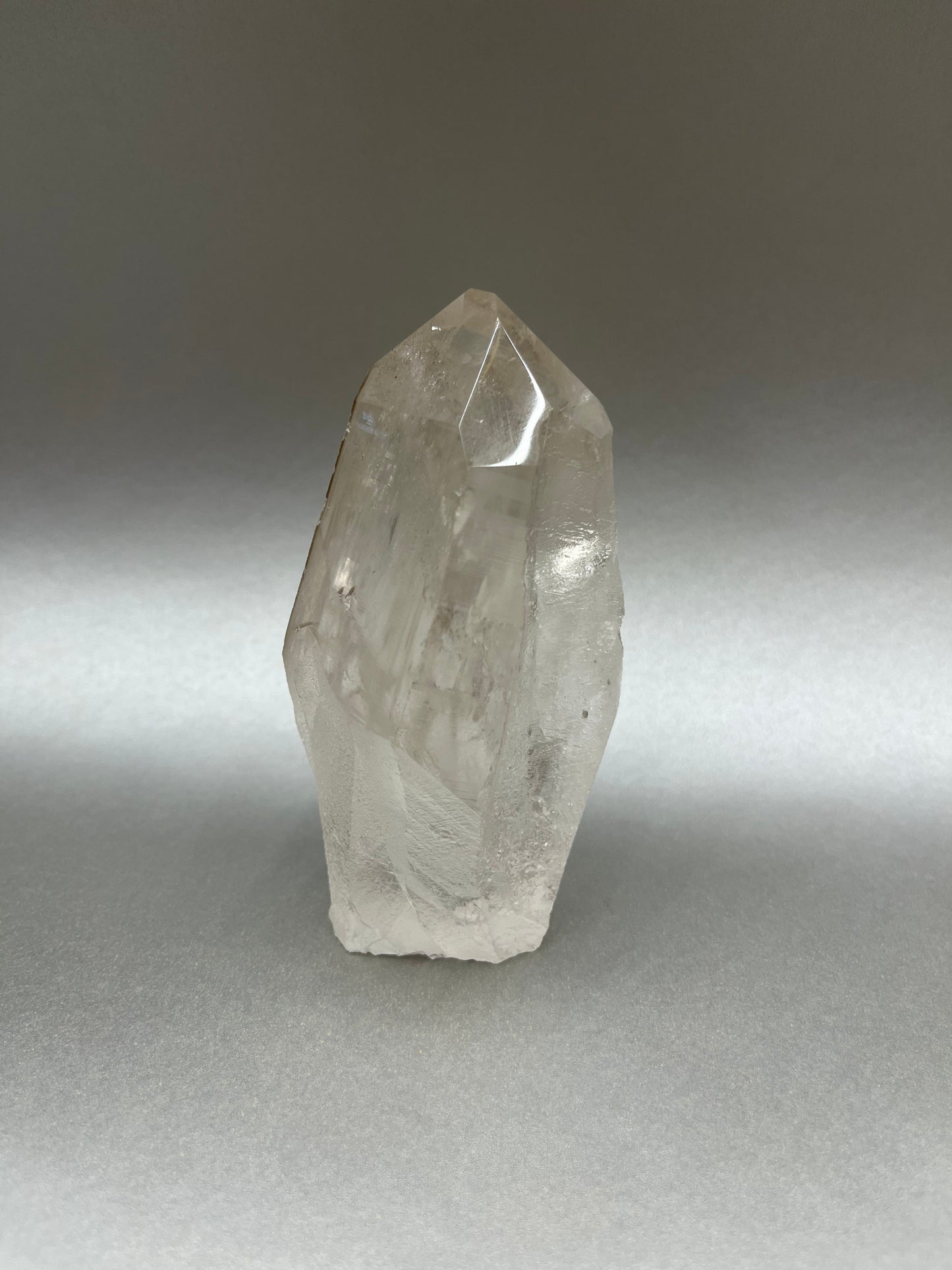 Clear Ice Quartz Obelisk