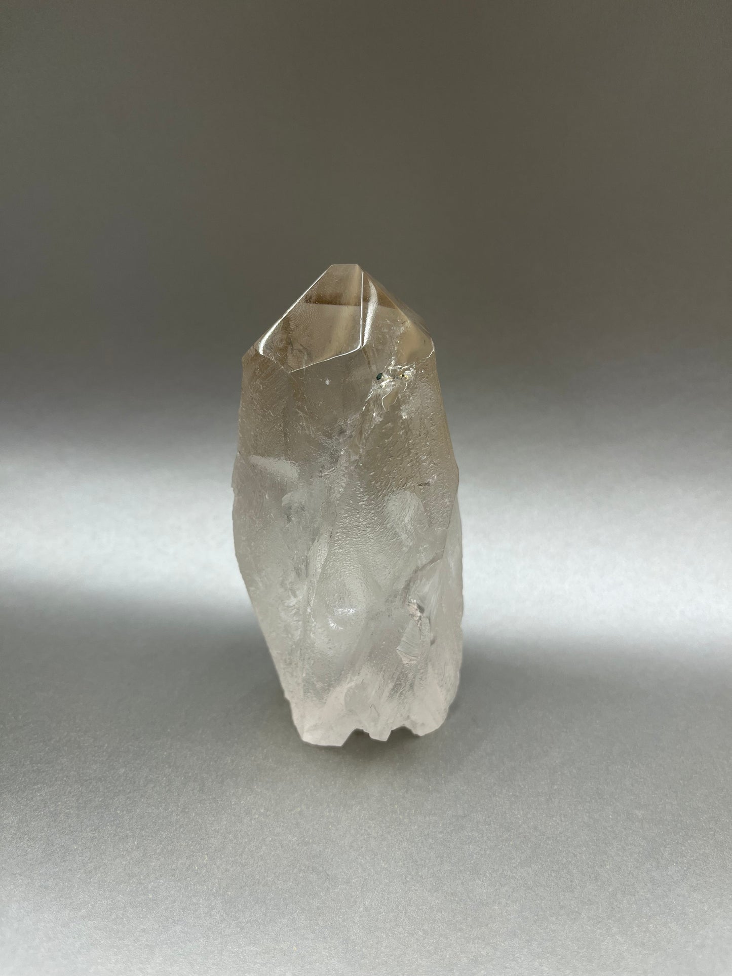 Clear Ice Quartz Obelisk