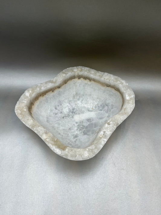 Ice Onyx Bowl w/ Rough Edge