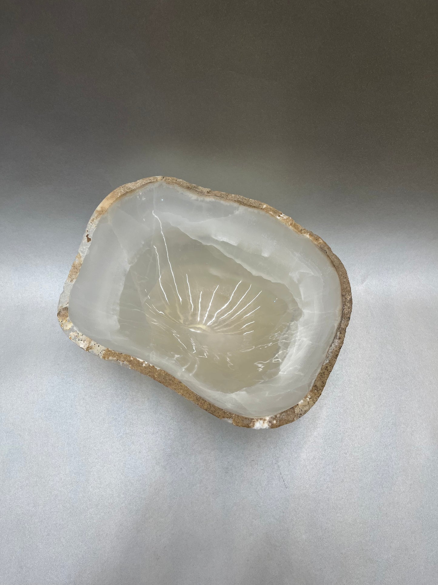 Light Onyx Polished Bowl