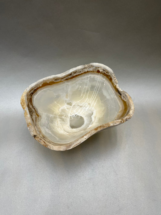 Light Onyx Polished Bowl