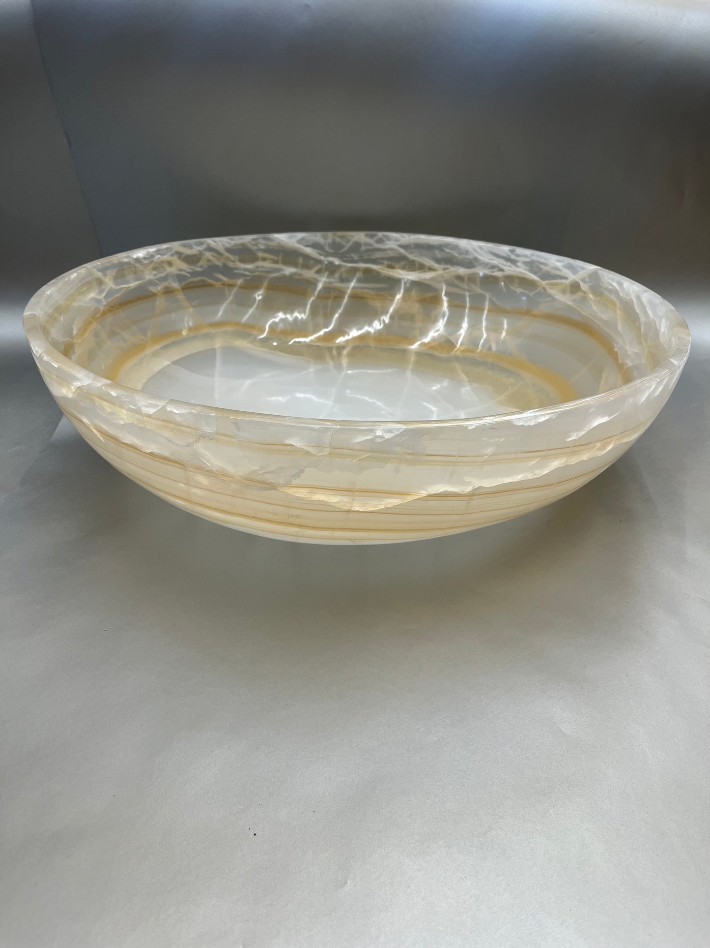 Polished Banded Onyx Bowl