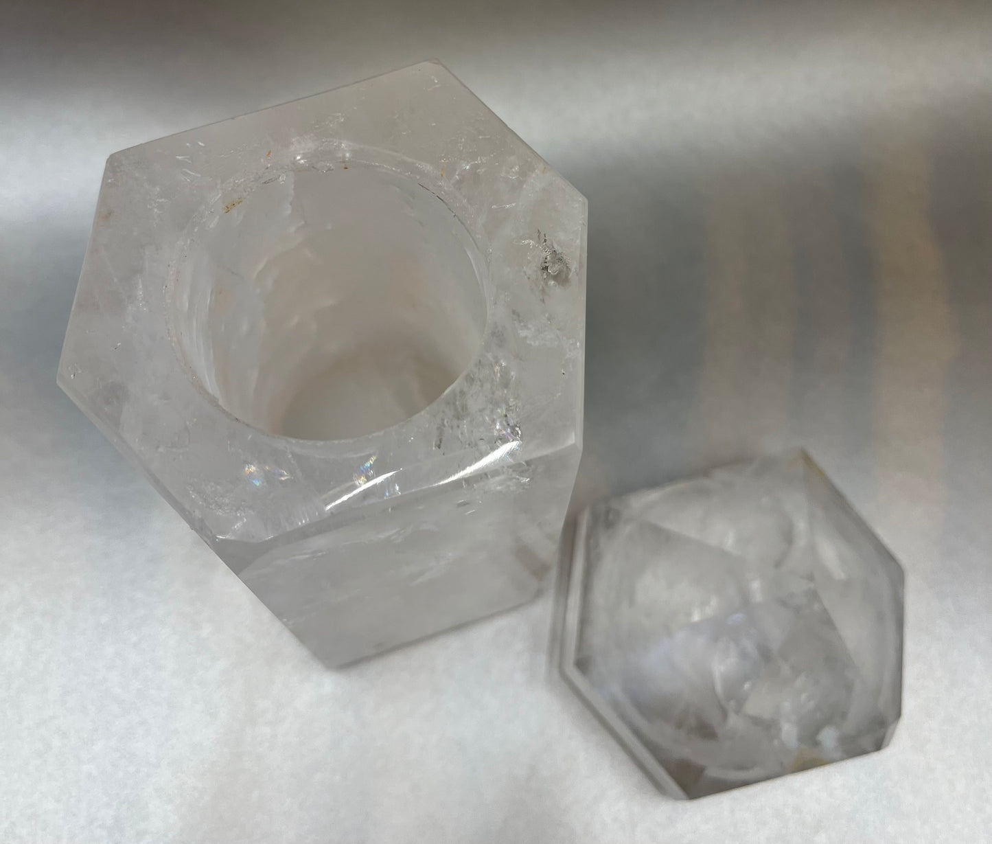 Quartz Obelisk Container