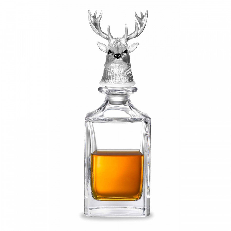Stag Head Crystal Decanter