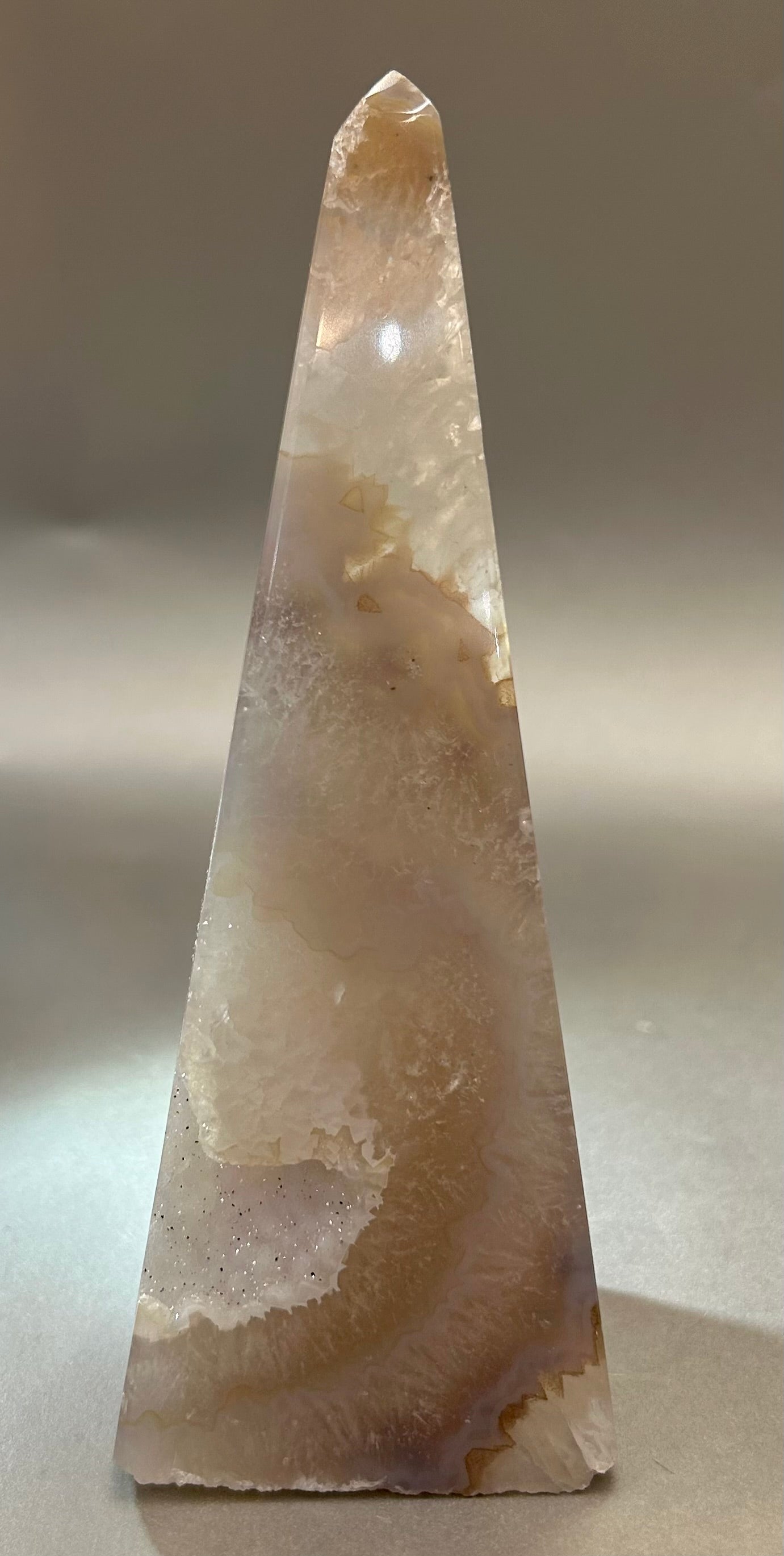 Polished Agate Obelisk