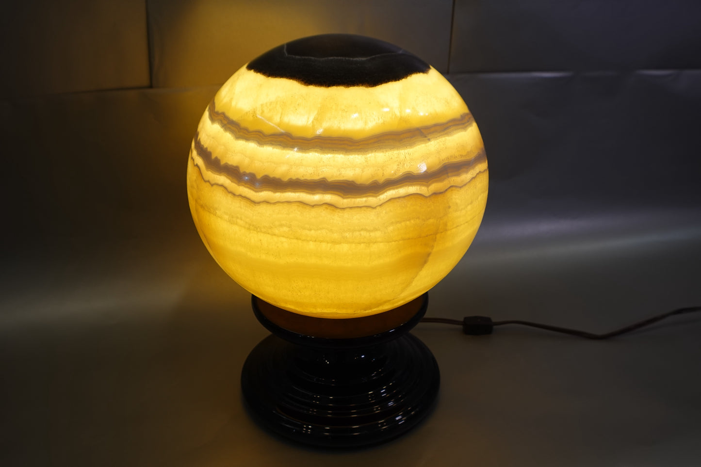 Zebra Onyx Glow Sphere