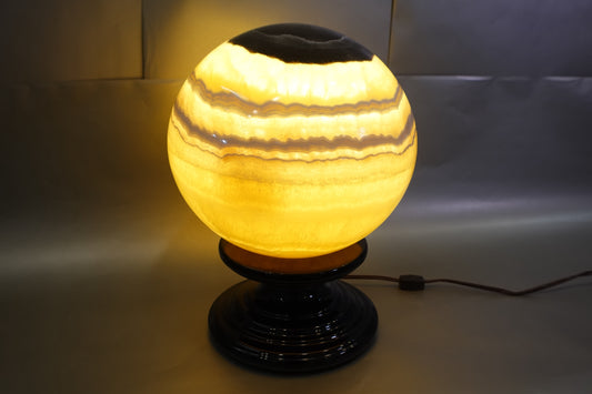 Zebra Onyx Glow Sphere